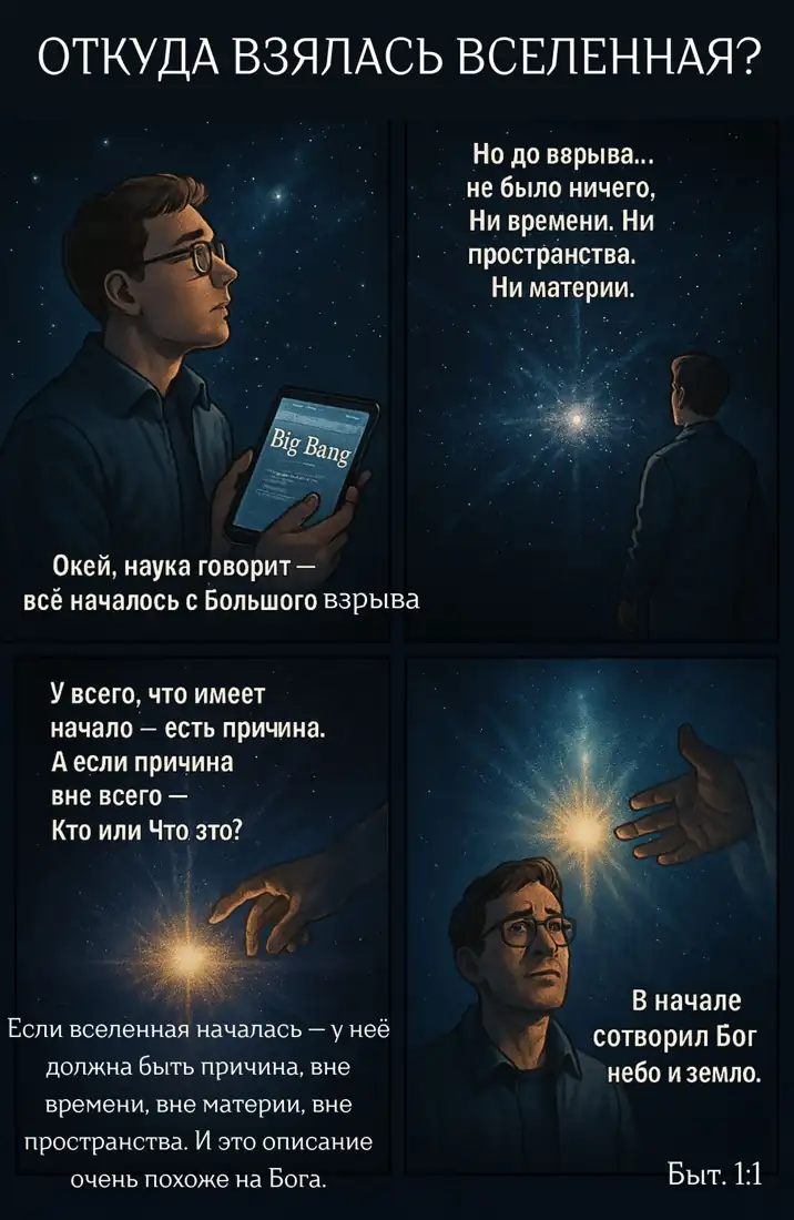 Откуда взялась вселенная?