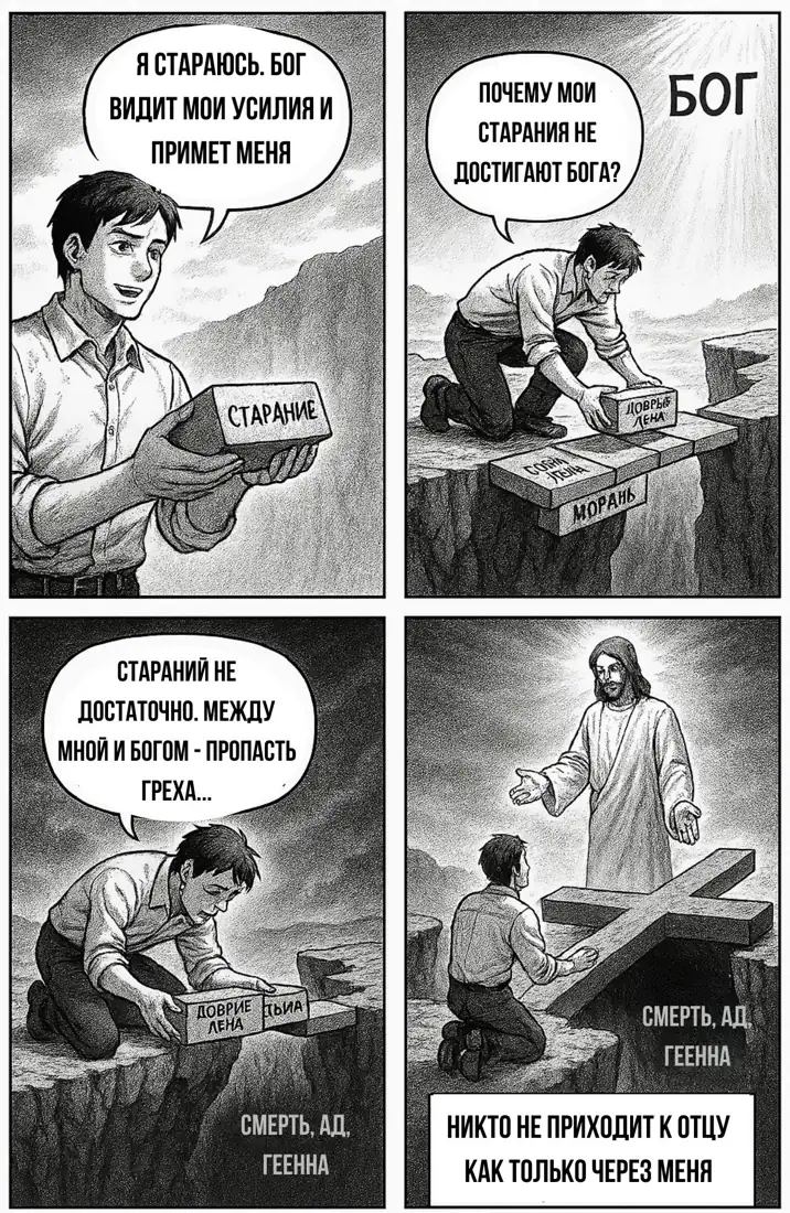 Я стараюсь и Бог примет меня