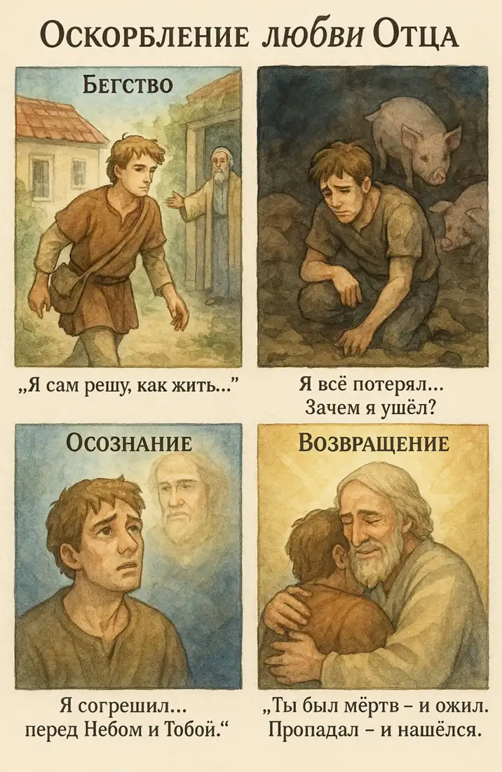 Оскорбление любви Отца